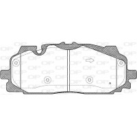 BPA1667.00 OPEN PARTS Комплект гальмівних колодок дисковий гальм