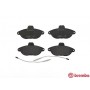 P 23 072 BREMBO Комплект гальмівних колодок дисковий гальм