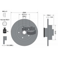 BDS1112 BENDIX Braking Гальмівний диск