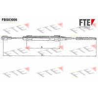 9250104 FTE Тросик, cтояночный тормоз