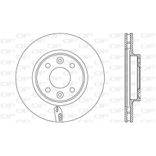 BDA2717.20 OPEN PARTS Гальмівний диск