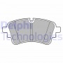 LP3670 DELPHI Комплект гальмівних колодок дисковий гальм