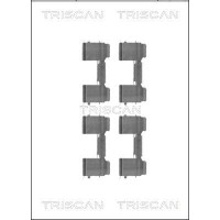 8105 101649 TRISCAN Комплектуючі колодки дискового гальма
