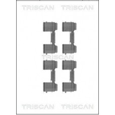8105 101649 TRISCAN Комплектуючі колодки дискового гальма