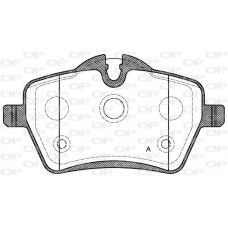 BPA1277.00 OPEN PARTS Комплект гальмівних колодок дисковий гальм