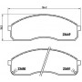 P 30 012 BREMBO Комплект гальмівних колодок дисковий гальм