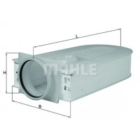 LX 1833 MAHLE Повітряний фільтр