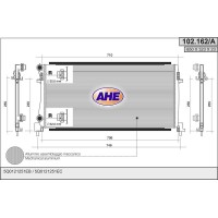 102.162/A AHE Радіатор охолодження двигуна