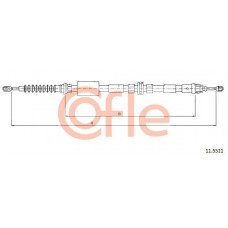 11.5511 COFLE Тросик, cтояночный тормоз