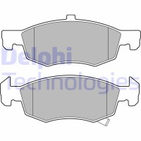 LP3163 DELPHI Комплект гальмівних колодок дисковий гальм
