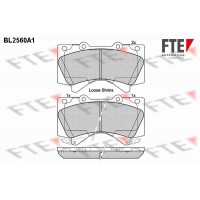 BL2560A1 FTE Комплект гальмівних колодок дисковий гальм