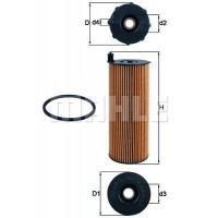 OX 196/1D MAHLE Масляний фільтр