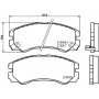 8DB 355 016-611 HELLA Комплект гальмівних колодок, дискове гальмо