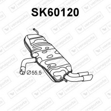 SK60120 VENEPORTE Глушник вихлопних газів кінцевий