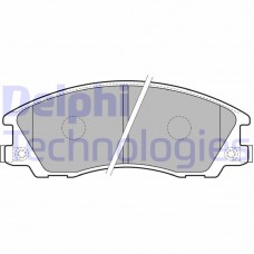 LP1853 DELPHI Комплект гальмівних колодок дисковий гальм