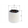 F 026 400 391 BOSCH Повітряний фільтр