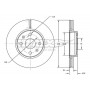 TX 72-52 TOMEX Brakes Гальмівний диск