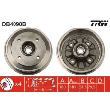 DB4090B TRW Гальмівний барабан