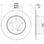 DP-0505 JAPANPARTS Гальмівний диск