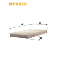 WP6870 WIX FILTERS Фільтр повітря у внутрішньому просторі