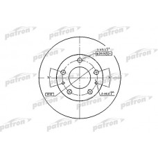 PBD7219 PATRON Гальмівний диск