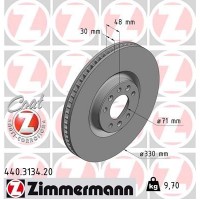 440.3134.20 ZIMMERMANN Гальмівний диск