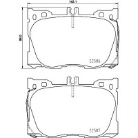 P 50 139 BREMBO Комплект гальмівних колодок дисковий гальм