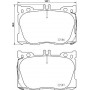 P 50 139 BREMBO Комплект гальмівних колодок дисковий гальм