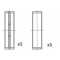 BM1027-050 FAI AutoParts Підшипник колінвалу