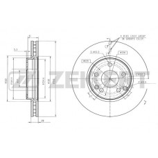 BS-5201 ZEKKERT Гальмівний диск