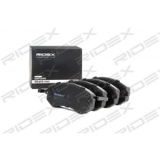 402B0280 RIDEX Комплект гальмівних колодок дисковий гальм