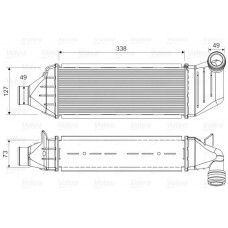818327 VALEO Интеркулер