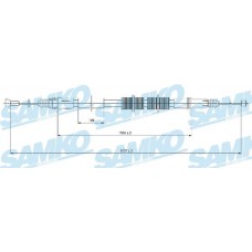 C1028B SAMKO Тросик, cтояночный тормоз