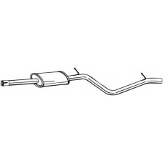 284-395 BOSAL Середній глушник вихлопних газів