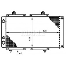 WG2183824 WILMINK GROUP Радіатор охолодження двигуна