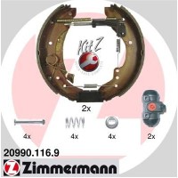 20990.116.9 ZIMMERMANN Комплект гальмівних колодок