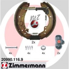 20990.116.9 ZIMMERMANN Комплект гальмівних колодок