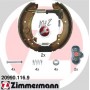 20990.116.9 ZIMMERMANN Комплект гальмівних колодок