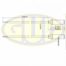 GABS01314 G.U.D. Датчик частота обертання колеса