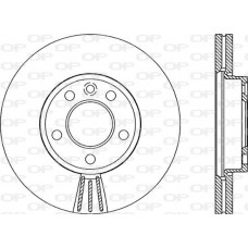 BDR2063.20 OPEN PARTS Гальмівний диск