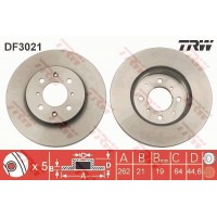 DF3021 TRW Гальмівний диск