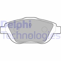 LP2164 DELPHI КомплеК т гальмівних колодок, дискове гальмо