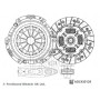 ADC430129 BLUE PRINT Комплект зчеплення