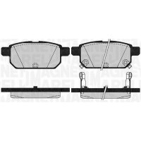 363916060646 MAGNETI MARELLI Комплект гальмівних колодок дисковий гальм