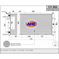 131.064 AHE Радіатор охолодження двигуна