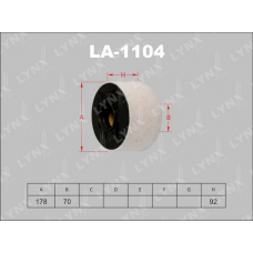 LA-1104 LYNXauto Повітряний фільтр