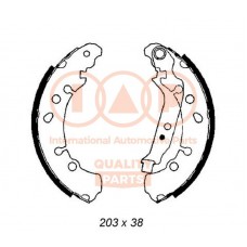 705-17004 IAP QUALITY PARTS Комплект гальмівних колодок