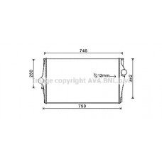 VOA4151 AVA QUALITY COOLING Интеркулер