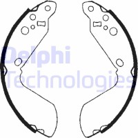 LS1651 DELPHI Комплект гальмівних колодок