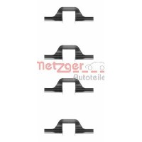 109-1263 METZGER Комплектуючі колодки дискового гальма